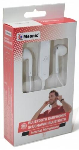 MSONIC MHS6W Słuchawki z Mikrofonem  BLUETOOTH 
