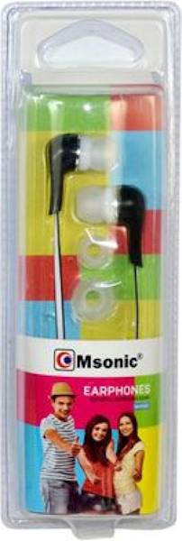 MSONIC  MH 132 EK SŁUCHAWKI DOUSZNE  WHITE/BLACK