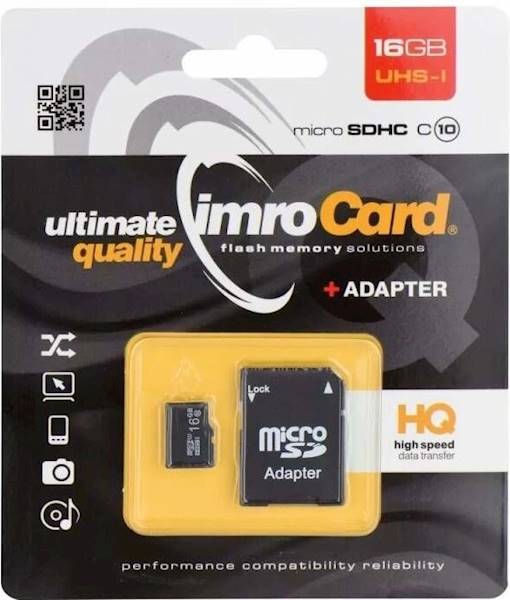 KARTA PAM.16GB IMRO  MICRO SDXC 10