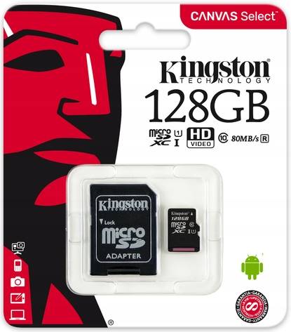 KARTA PAM.128GB KINGSTON 