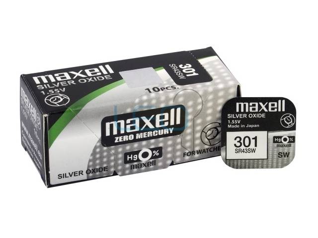 MAXELL BATERIE  SR 43 SW 301