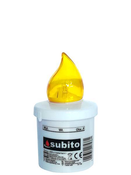 ZNICZ DIOD SUBITO R14 kpl=12 szt. ZÓŁTY COMET  (A)