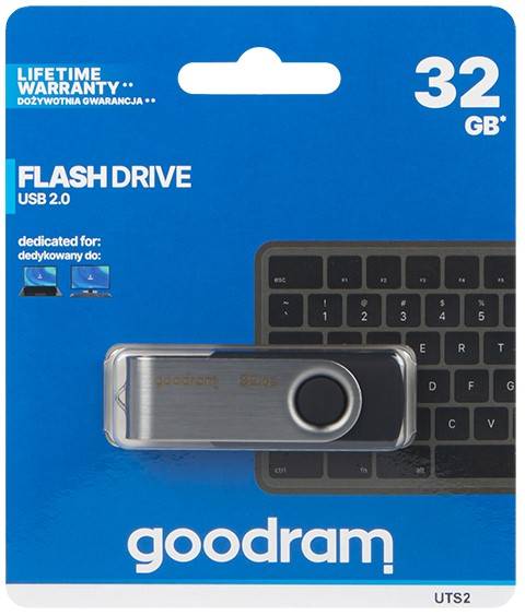 PENDRIVE 32 GB GOODRAM USB 2 0  WHITE 