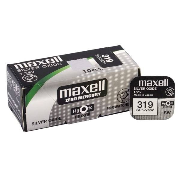 MAXELL BATERIE SR 319 /527 / AG0 /opk=10 szt /10