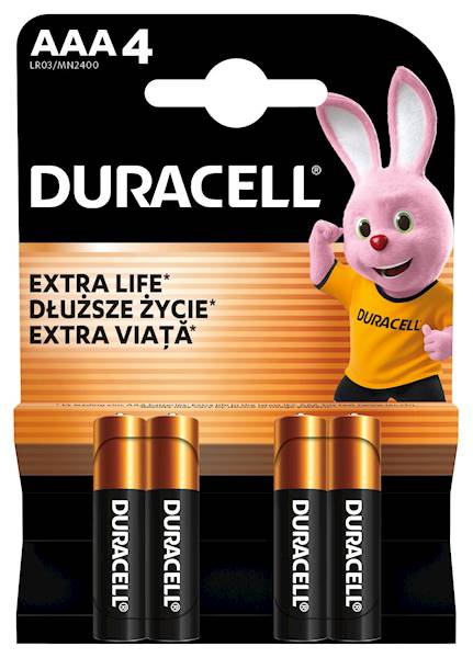 Baterie DURACELL LR03 /BL4  ZESTAW nowy 11BL