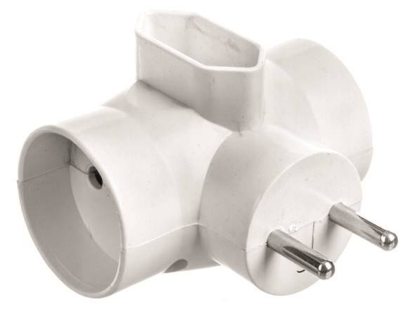 R-20(BI) ROZGAŁĘŹNIK 2X2P+2P PŁASKIE/20