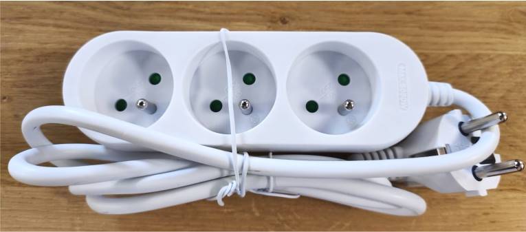 PRZEDŁUŻACZ PS-370I H05VV-F 3G1 1.5M BIAŁY