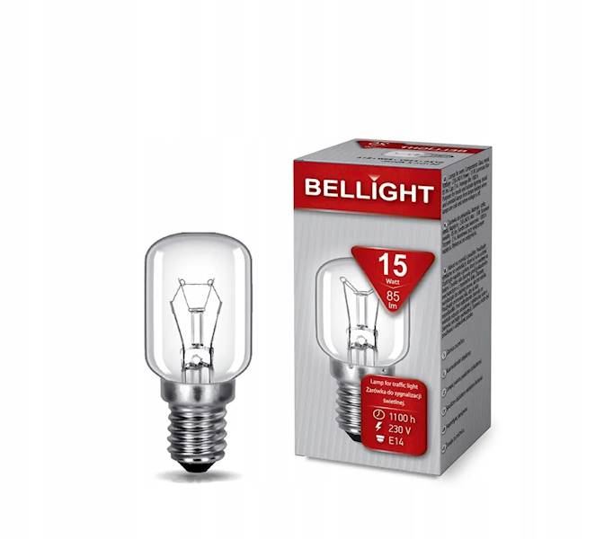 BELLIGHT ŻAR WYSOKOTEMP ST26 15W BA15D CLEAR 