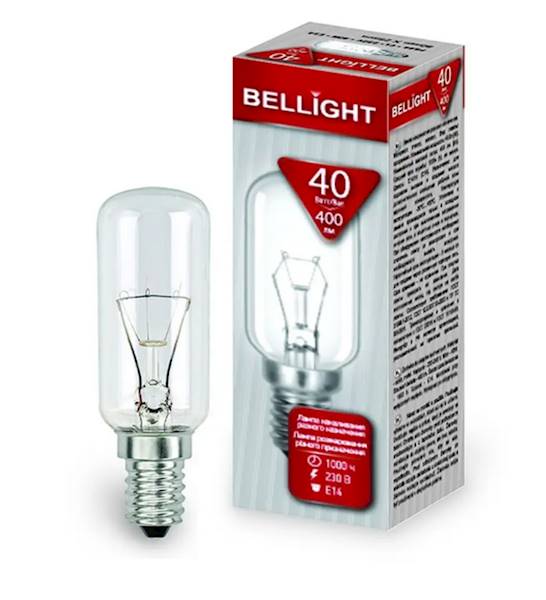 BELLIGHT ŻAR WYSOKOTEMP T25 40W E14 CLEAR OKAP