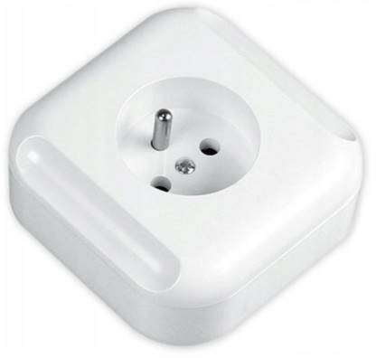 GPt-16t (BI) GNIAZDO WTYCZKOWE N/t 16A/250V 2P+Z