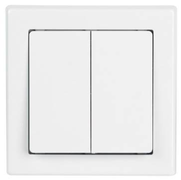 WP-2/Jw (BI) WYŁĄCZNIK 2-KLAWISZOWY ŚWIECZNIKOWY