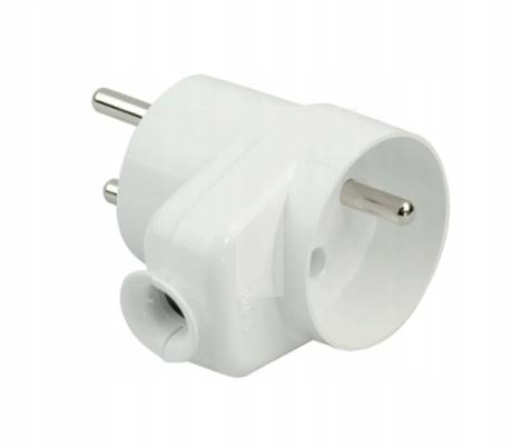 WT-16UG (BI) WTYCZKA Z GNIAZDEM 16A 2p+Z/2p+Z