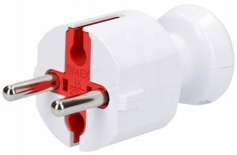 WT-40 K2 (BI) WTYCZKA PROSTA 2P 16A 250V