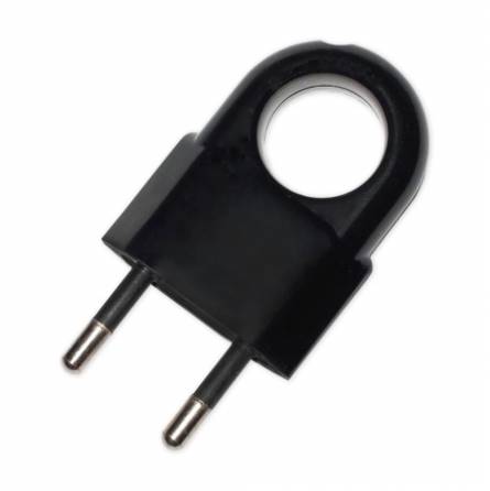Zn-11 (Cz) Wtyczka Płaska 2p 10a/250V Z Uchwytem O
