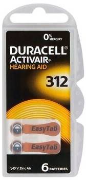Baterie DURACELL DA312 /6/10 BL ACT.SŁUCH. 0HG 8%