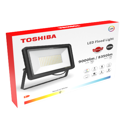 Naświetlacz TOSHIBA FLODLIGHT 100W 8350lm 4000K /B