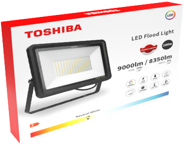 Naświetlacz TOSHIBA FLODLIGHT 100W 8350lm 4000K /B