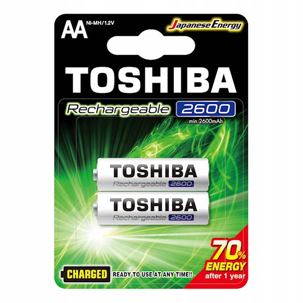 Akumulatorki TOSHIBA.HR6 /BL2 /2600mah R2USE/10-50