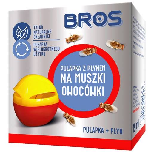 BROS - pułapka na muszki owocówki z płynem