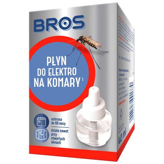 BROS - płyn do elektro na komary 60 nocy
