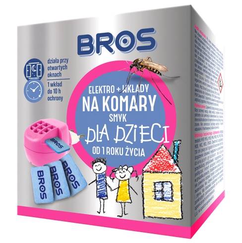 BROS - elektro + 10 Wkładów na komary SMYK