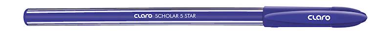 Długopisy CLARO SCHOLAR 5STAR BLUE 0.6mm opk50 szt