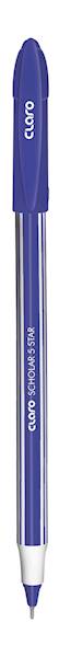 Długopisy CLARO SCHOLAR 5STAR BLUE 0.6mm opk50 szt