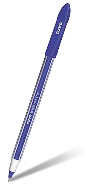 Długopisy CLARO SCHOLAR 5STAR BLUE 0.6mm opk50 szt