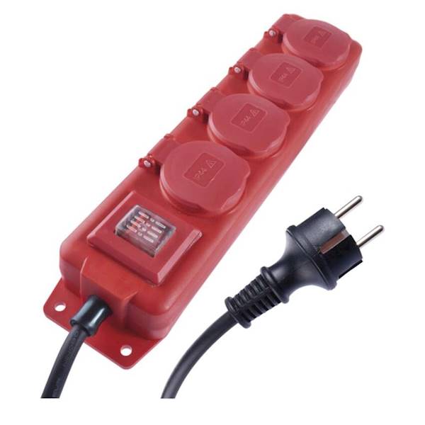 Przedłużacz EMOS P14131 4g 3m Wyłącznik Czerwony