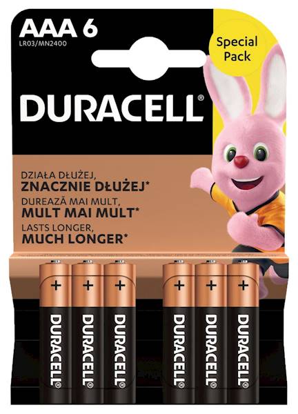 DURACELL LR3 BASIC BL6 NEW