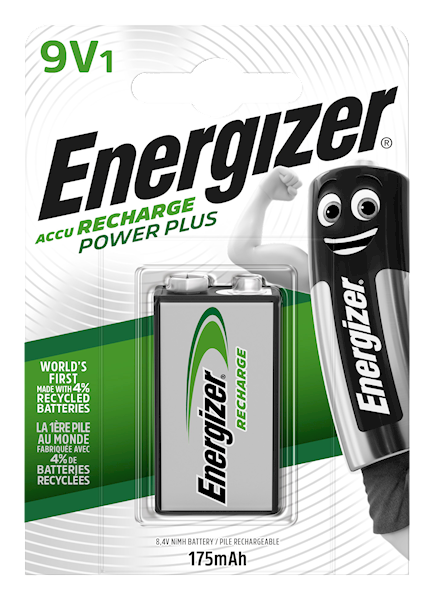 Akumulatorki ENERGIZER HR22 /BL1 /6 175mah 9V Akum