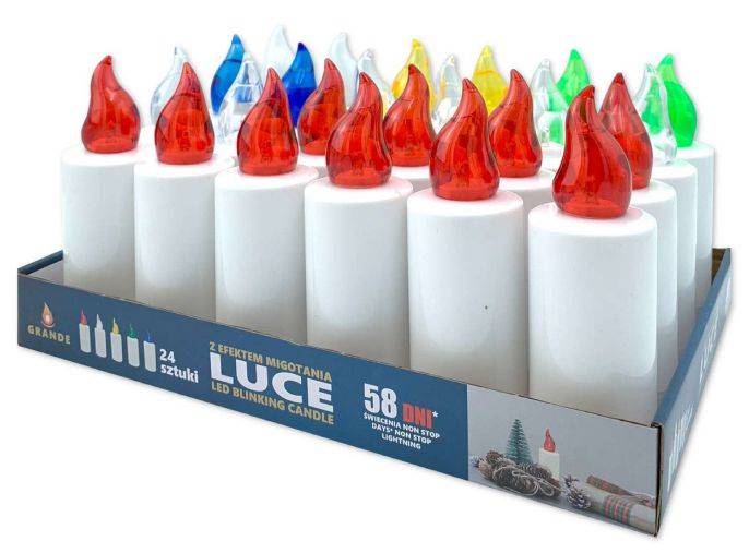 Znicz Diod.2 R6 Grande Luce Mix kpl=24 szt  (Z)