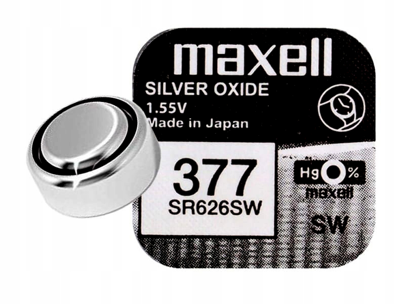 Baterie MAXELL SR 626 SW / 377 /opk=10 szt /10
