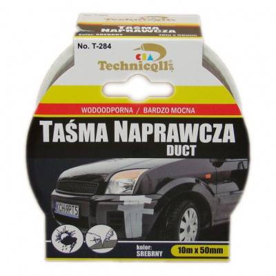 T 284 Taśma Naprawcza Duct Srebrna 10m/50mm/6