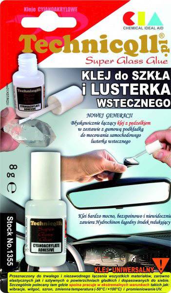 ..C 355 Klej Do Szkła I Lusterka Wstecznego 8g /20