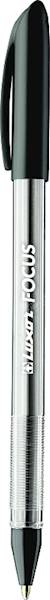 Długopisy LUXOR FOCUS BLACK 1.0 mm / opk=50 szt.