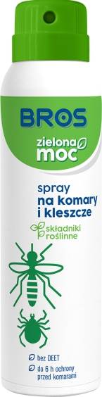 BROS - Zielona Moc spray na komary i kleszcze 90ml
