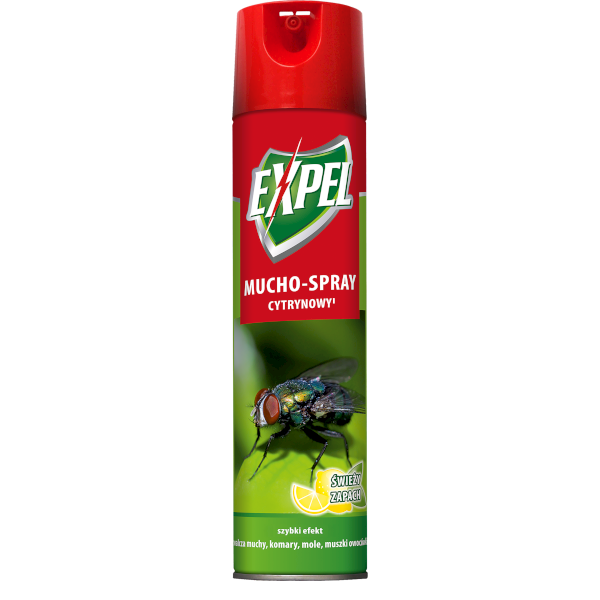 EXPEL - Muchospray cytrynowy 400ml
