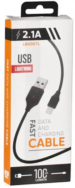 Kabel USB-lightning 2.1A 1m LB0067L LIBOX APLLE