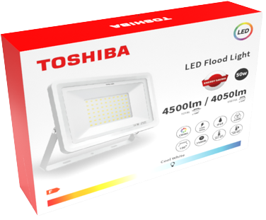 Naświetlacz TOSHIBA FLODLIGHT 50W 4050lm 6500K /W
