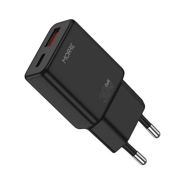 Ładowarka USB A+C 30w M307 Morre CZARNA