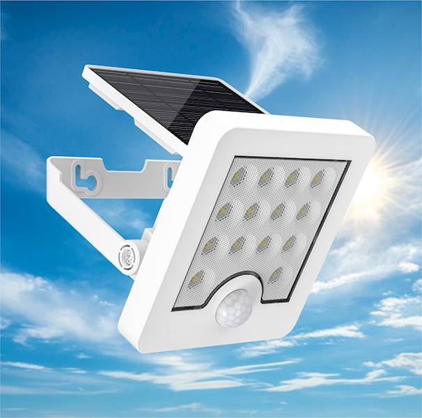 .Lampa NFLS11 ONELUX SOLARNA WALL 5W biała