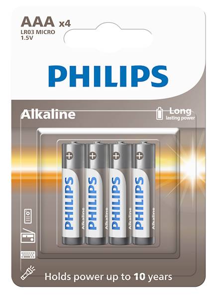 Baterie PHILIPS Entry LR03/4/BL 