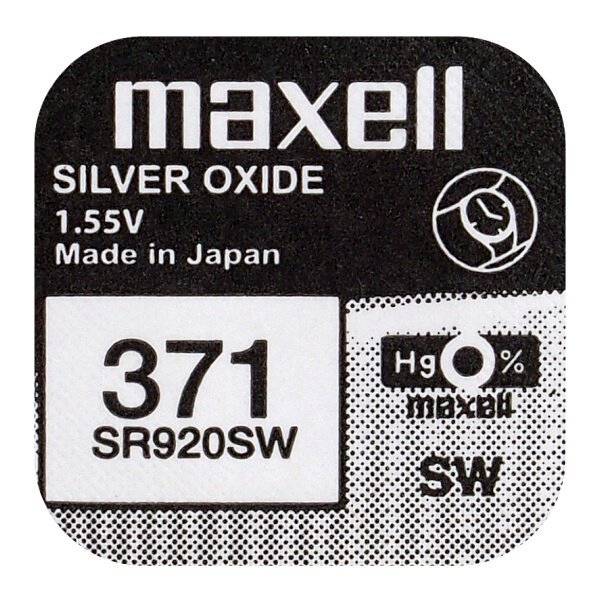 Baterie MAXELL SR 371 /  920 SW /10 /100 