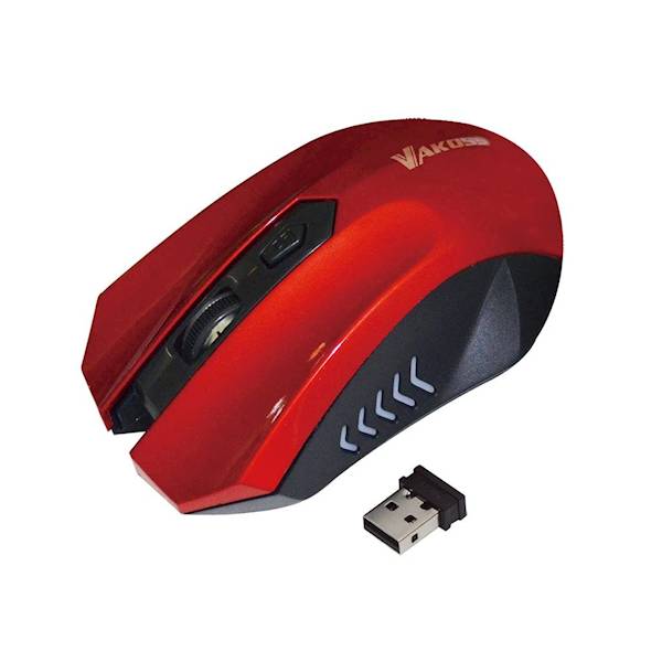 VAKOSS Mysz Optyczna 658 UR CZERWONA