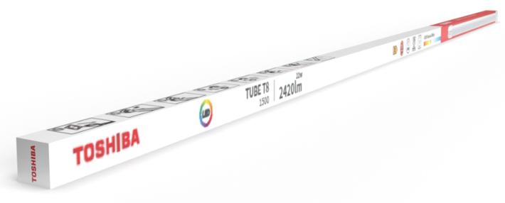 Led TOSHIBA T8 22W 2200lm 1500mm 5000K /25