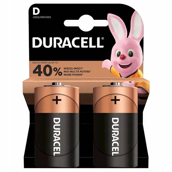 Baterie DURACELL LR20 /BL2 /10  BASIC
