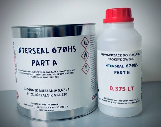 INTERSEAL 670HS GREY PART A+B ZESTAW 2,5 LT
