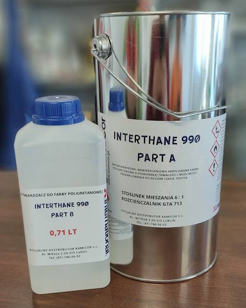 INTERTHANE 990 RAL 9005 PART A+B ZESTAW 5 LT