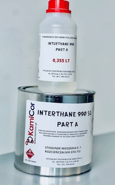 INTERTHANE 990SG RAL 7016 PART A+B ZESTAW 2,5 LT